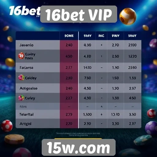 Comparativo de jogos oferecidos no site 16bet VIP
